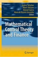 Mathematical Control Theory and Finance артикул 1749d.